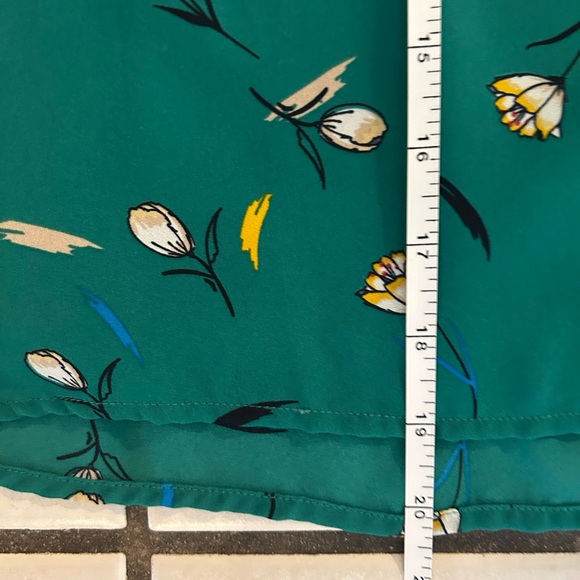 Bohemian Cottagecore 41 Hawthorn Green Floral V-Neck Sleeveless Dress - Picture 8 of 8